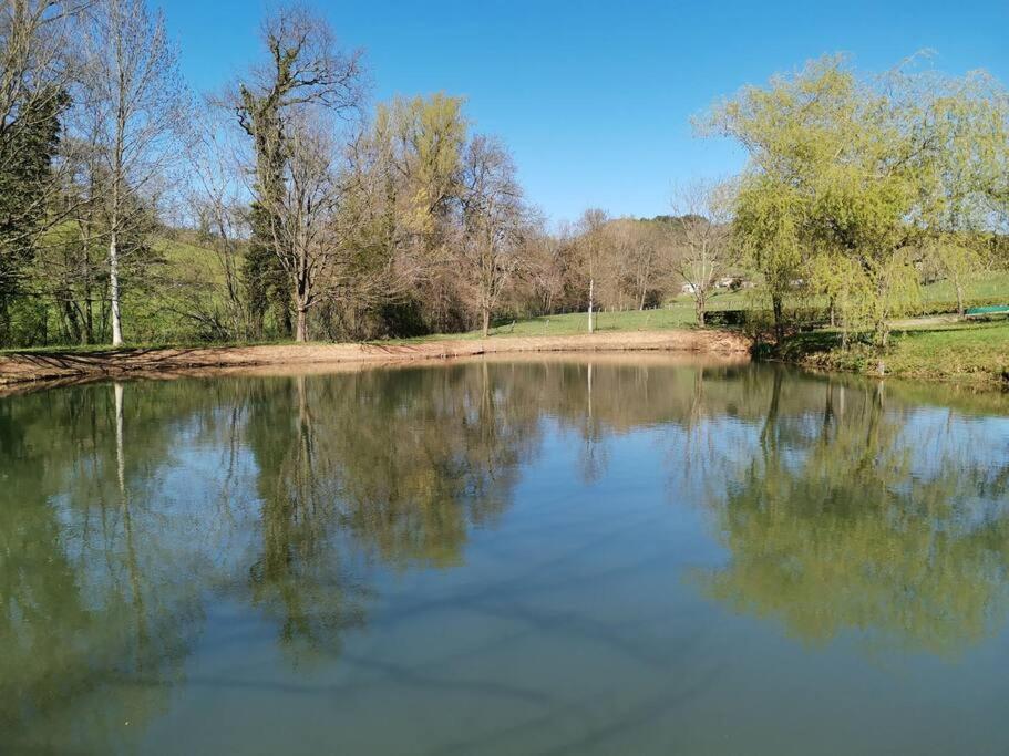 Maison De Campagne Avec Lac Prive Villa Saint-Côme-dʼOlt Esterno foto